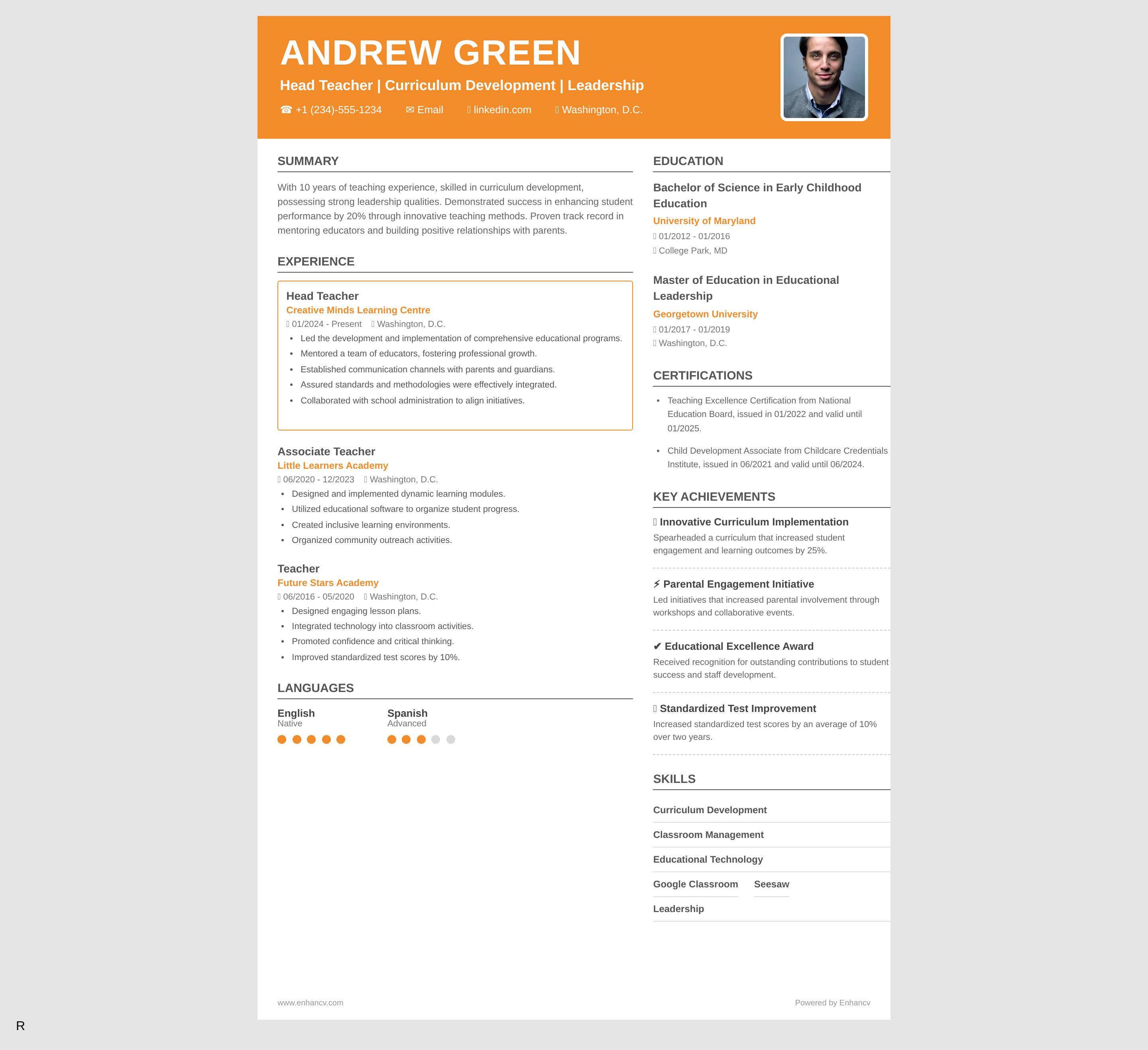 Principal Template